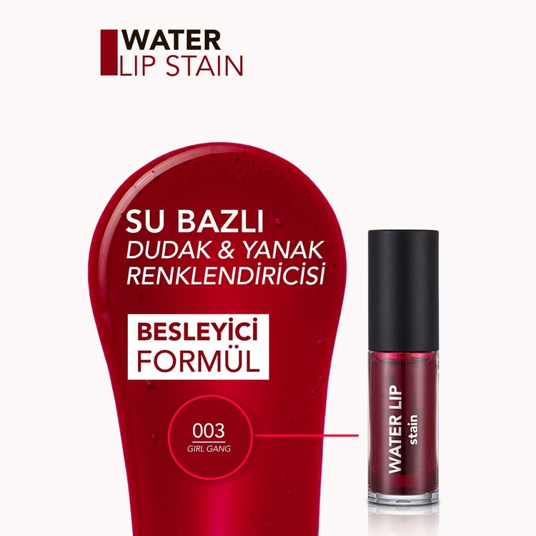 رژ لب مات و ماندگار Flormar Water Lip Stain شماره 003