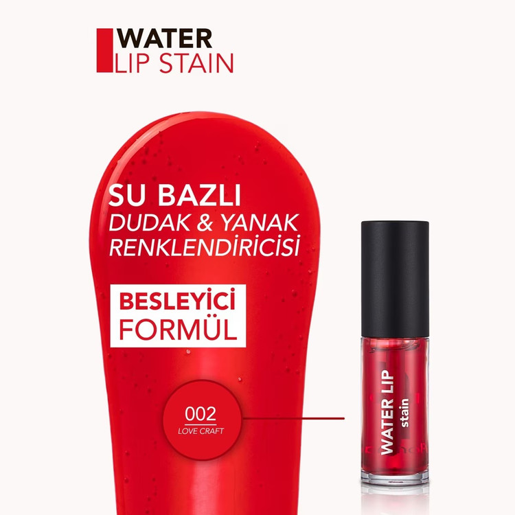 رژ لب مات و ماندگار Flormar Water Lip Stain شماره 002