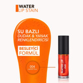 رژ لب مات و ماندگار Flormar Water Lip Stain شماره 004