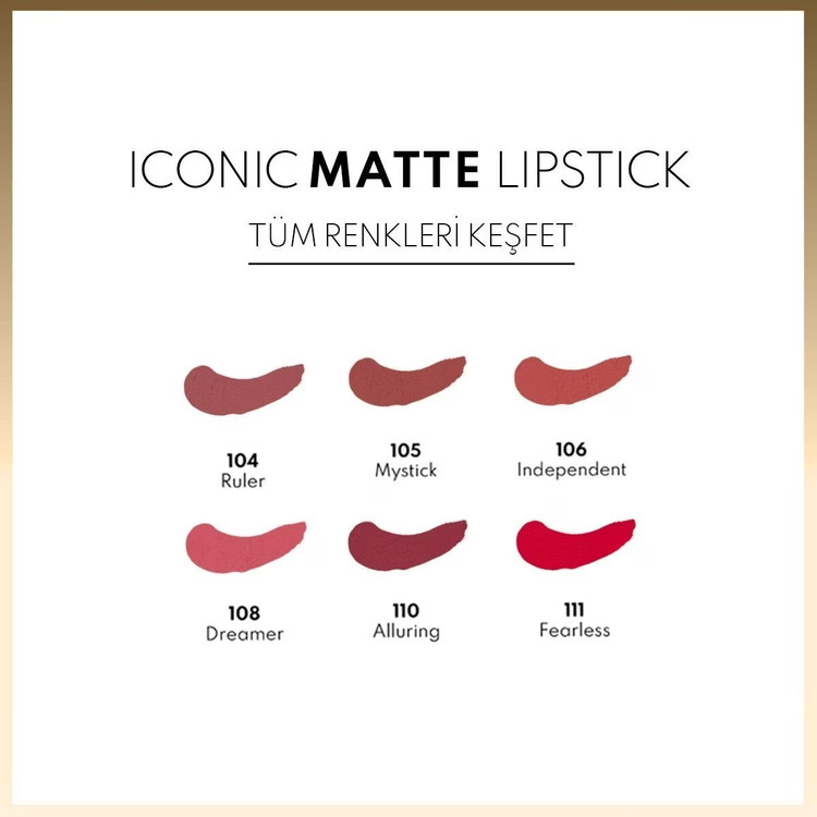 رژ لب مات Note Iconic شماره 104